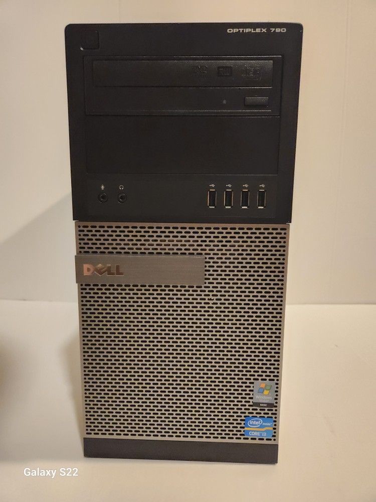 Dell 790 Intel Core i3 2100 3.1GHz 16GB RAM w/ 256GB SSD + 320GB HDD & Radeon R7 200