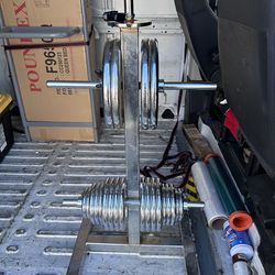 Chrome plate weight set
