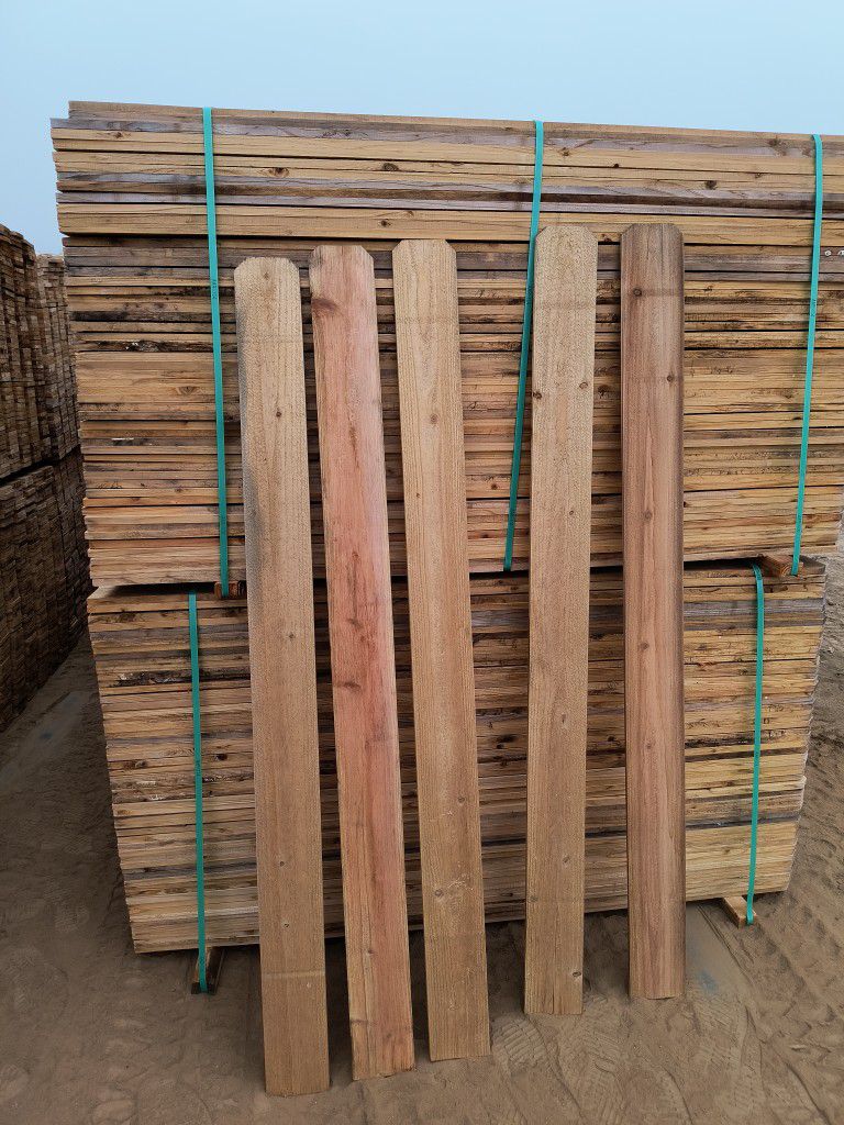 1x6 X6' Long Cedar Fence Boards  $1.80 Per Piece 