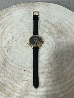 HUGO Boss Watch Black Gold Dial Glitter Art Empty Sample Watch - Non-Working