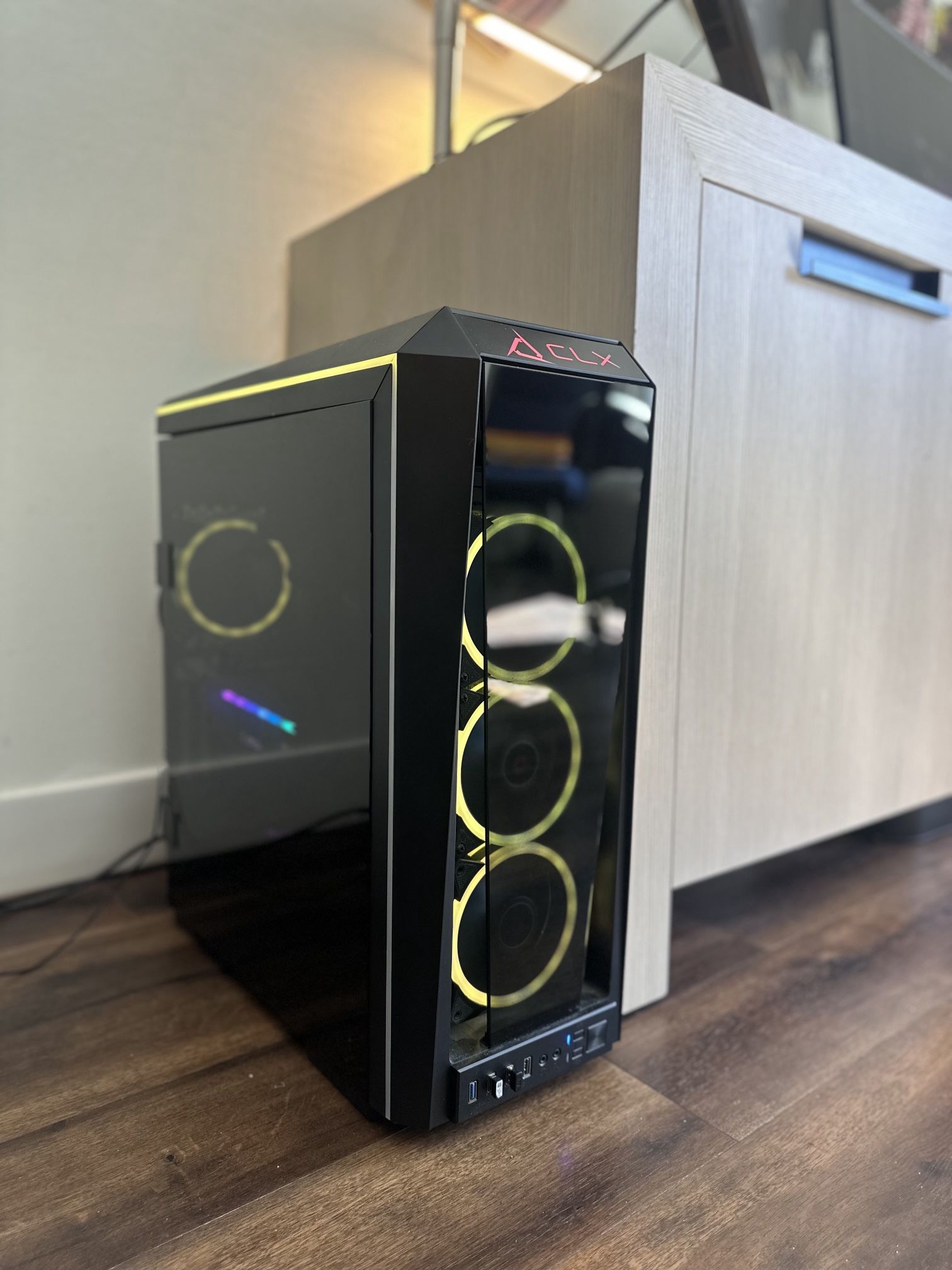Custom CLX Gaming PC with Rolling Case