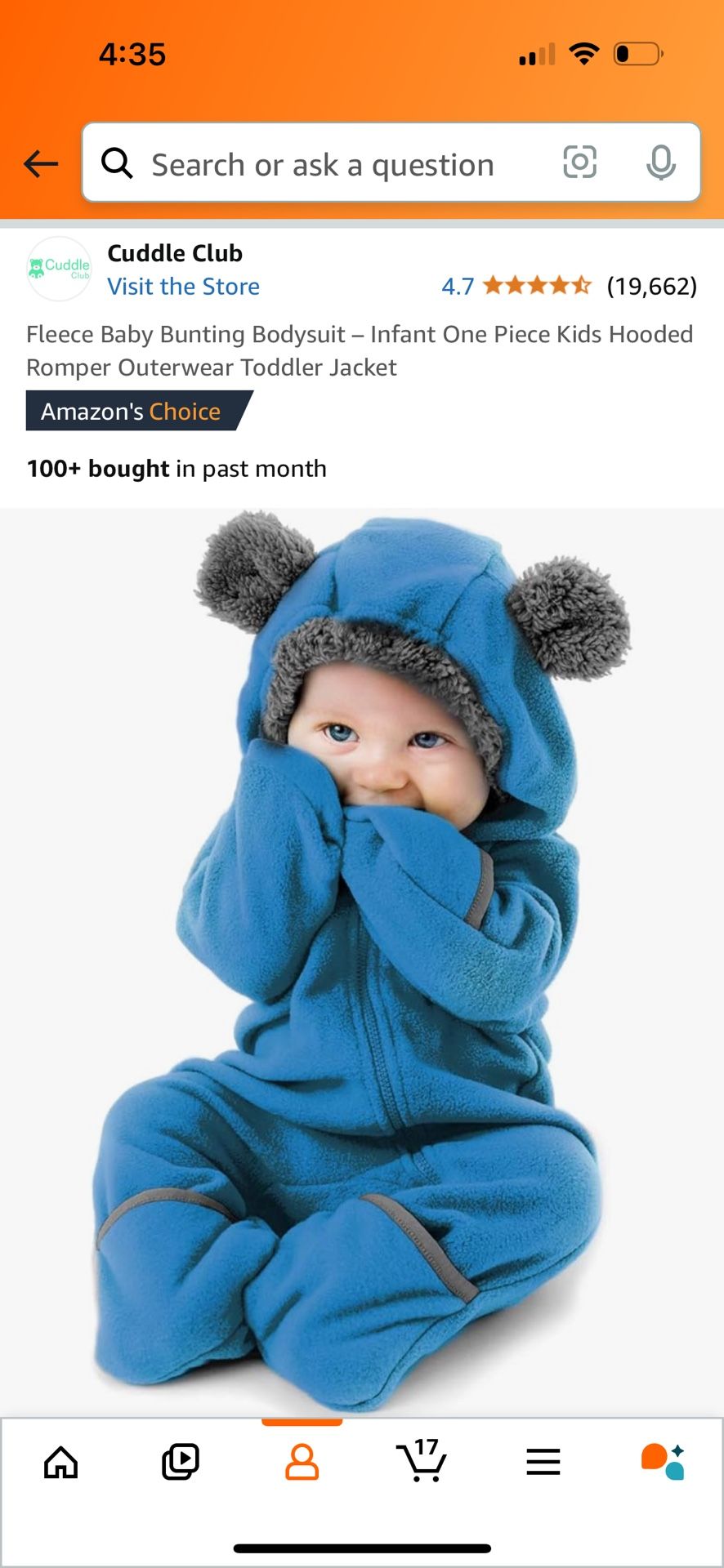 Toddler Fleece Bodysuit