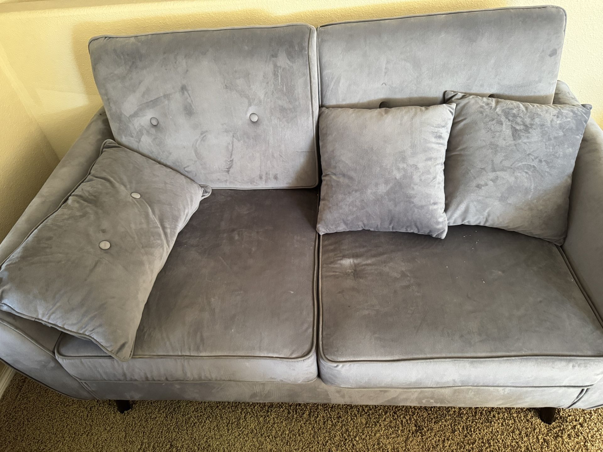 Three sofa sets (one for three people, two for two people)