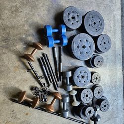 Plastic Coated Weights And Bars