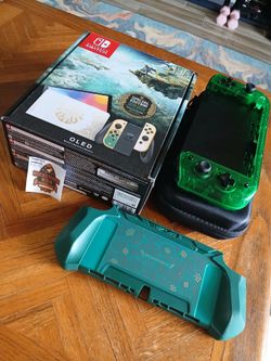 ToTK OLED Switch CIB + Nitro Deck