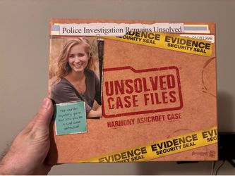 Sealed Unsolved Case Files Harmony Ashcroft Murder Mystery Game