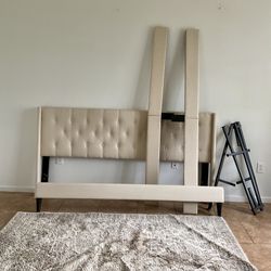 King Size Bedframe Upholstered