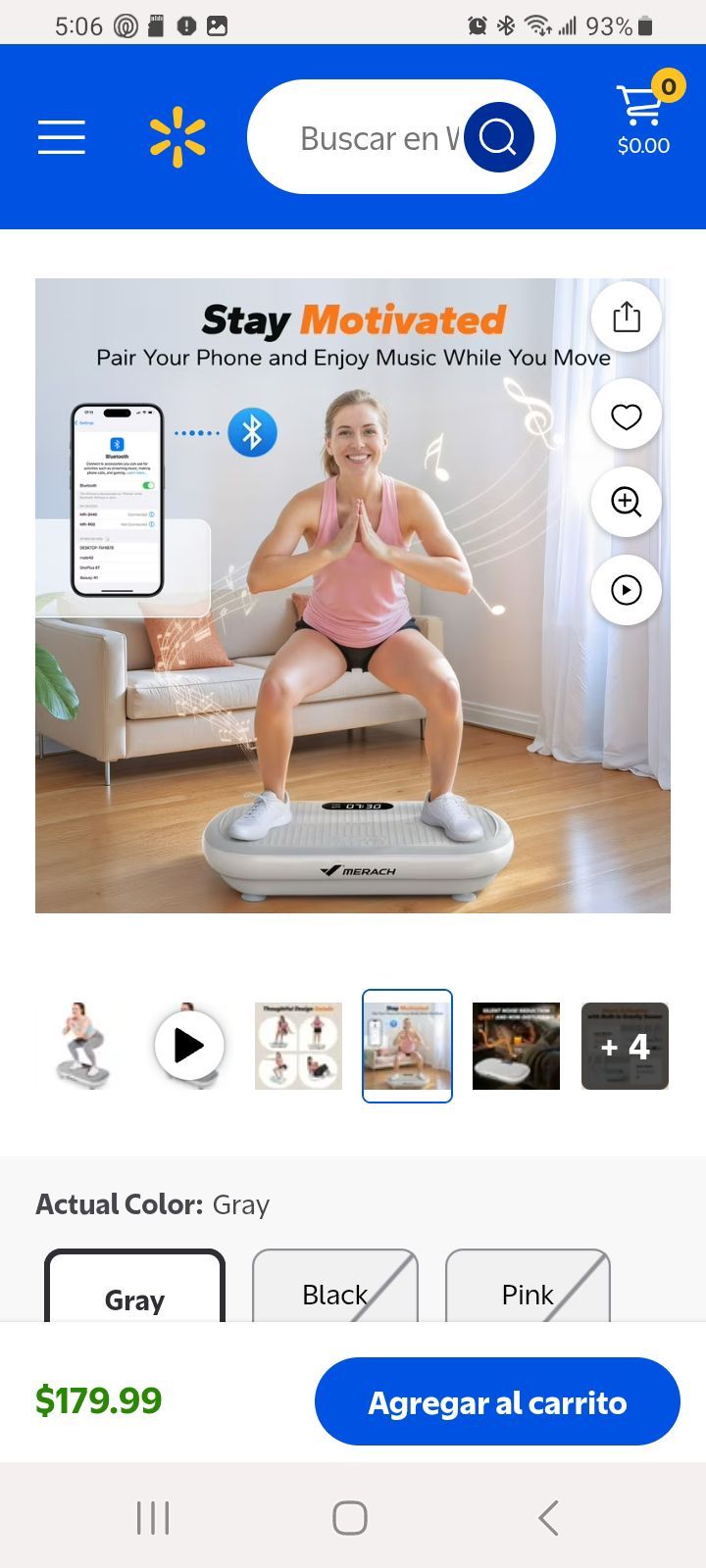 MERACH 2440 VIBRATION PLATE