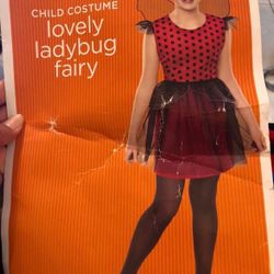 Child Lovely Ladybug Fairy ( size S -4-6 ). 
