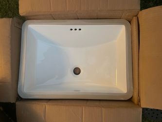 New Undermount  sink 18x12 3 hole