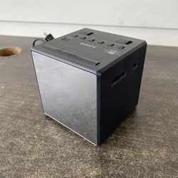 Sony ICF-C1T Cube FM/AM Clock Radio with Dual Alarm Clock Black