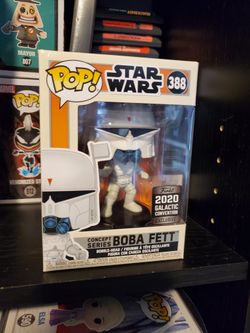 Star Wars Concept Boba Fett Galatic Convention Funko Pop
