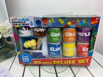 RoseArt Washable sidewalk chalk paint.