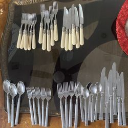 Silverware Forks And Knives 