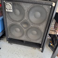 Ampeg Bass Cabinet and Head Combo (See Description)