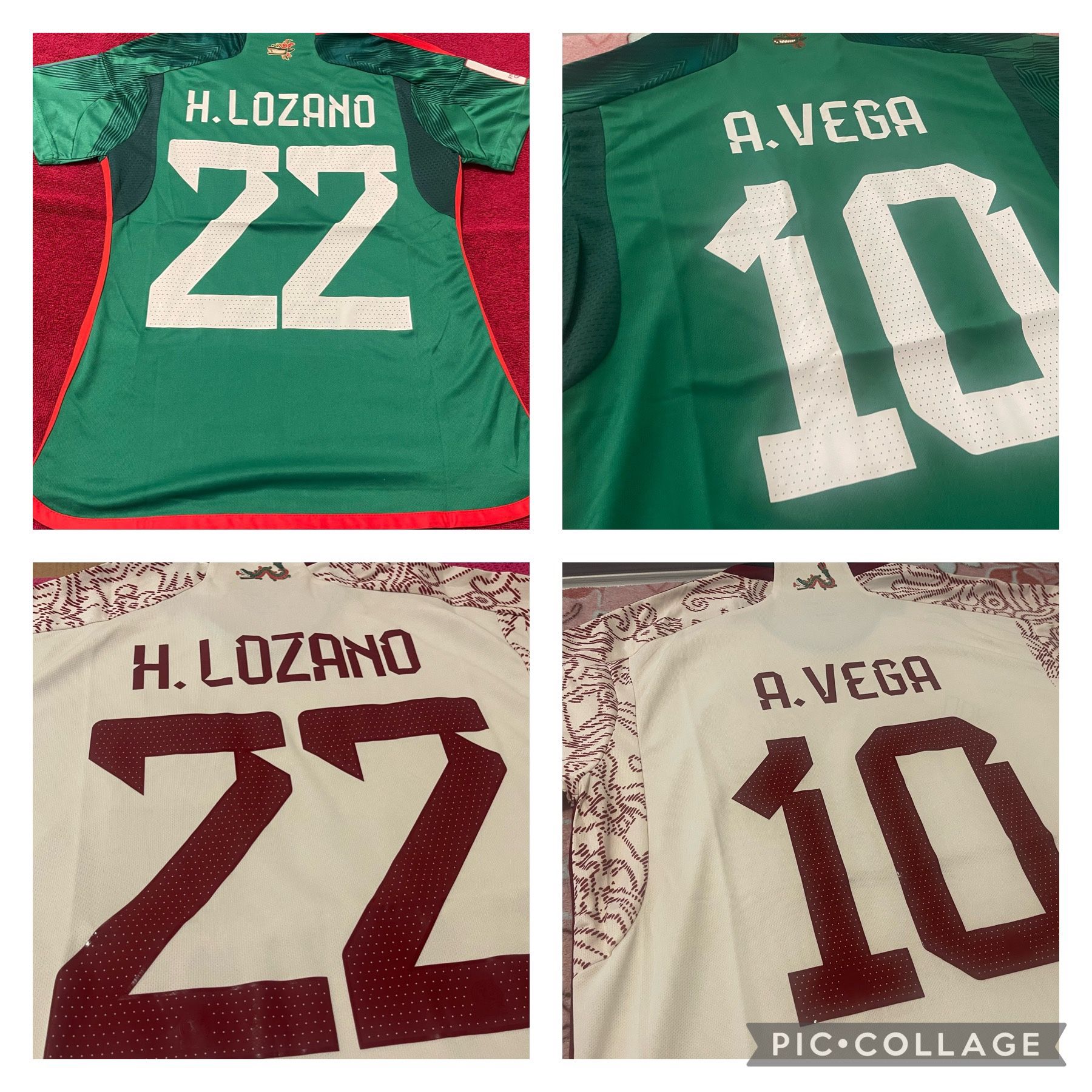 Adidas Mexico Soccer Jerseys Playera Chucky Lozano Or Alexis Vega