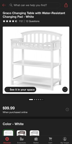 Graco Changing Table