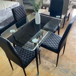 New 5 pcs dining table same day delivery  