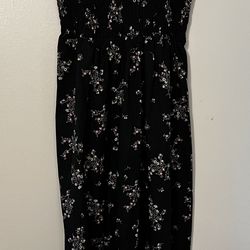 Black Floral Dress