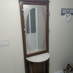 Hall Mirror Furniture Vintage 