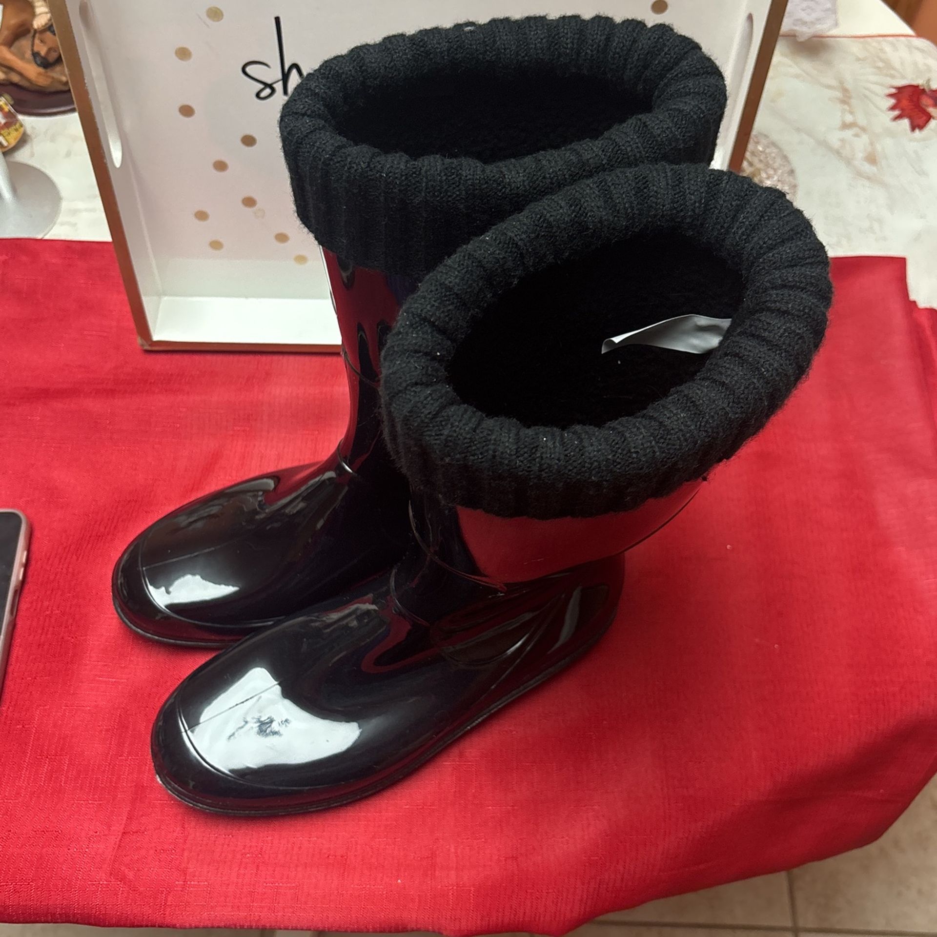 Waterproof Rain Boots.