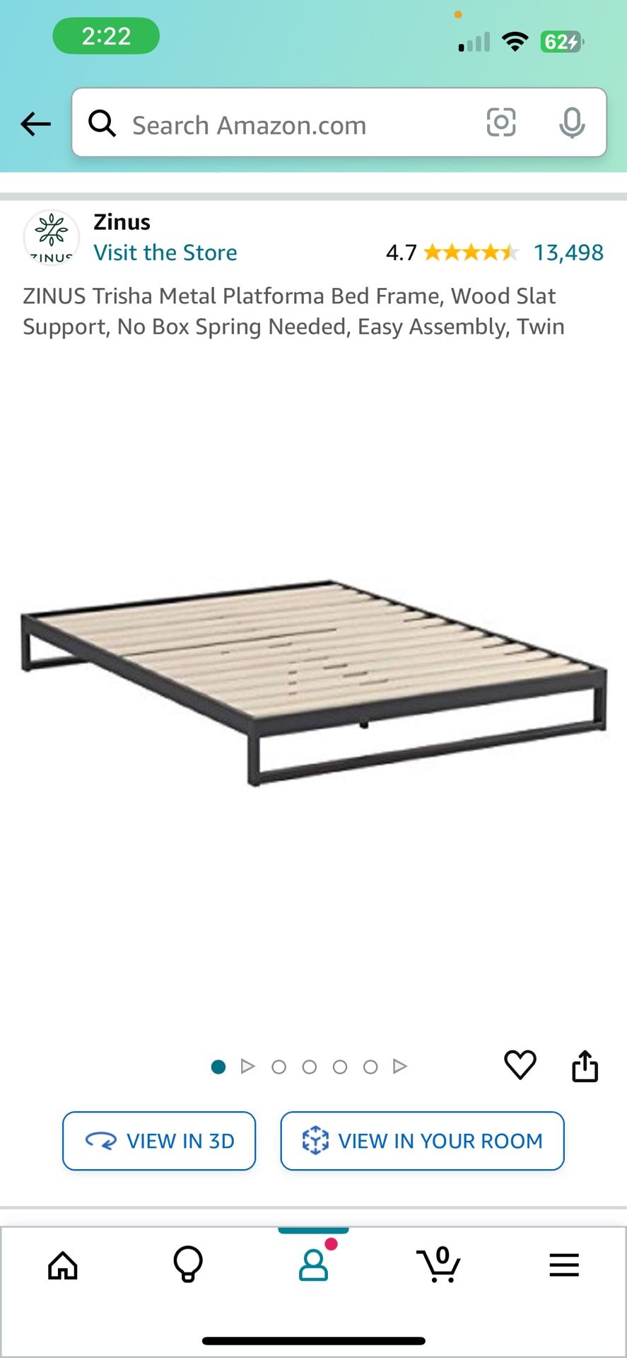 Moving Out- Zinus Metal Bed Frame Twin