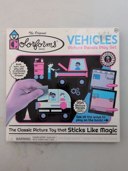 The original color forms brand - vehicles picture panels playset New Item!