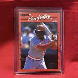 1990 Donruss George KEN KENNETH GRIFFEY SR. Of Reds Baseball Trading Card