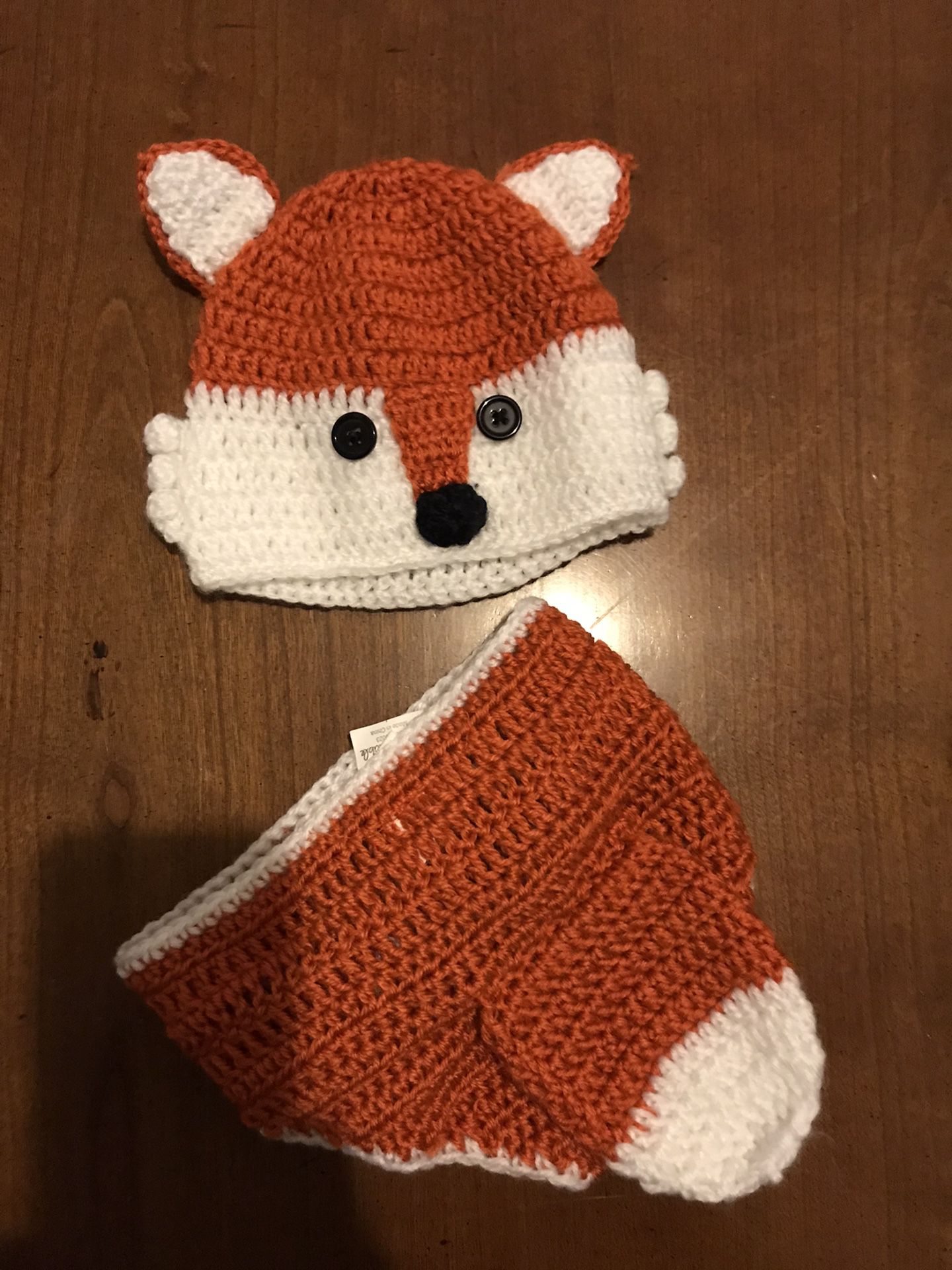 Fox newborn outfit
