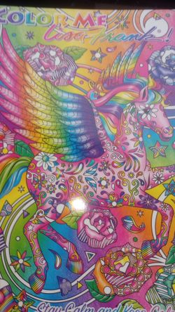 Color me Lisa frank stay calm and keep coloring book new