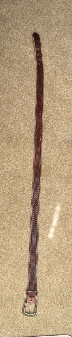 Leather belt