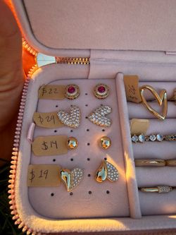 Gold-plated earrings