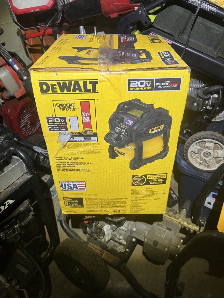 DEWALT CORDLESS AIR COMPRESSOR 