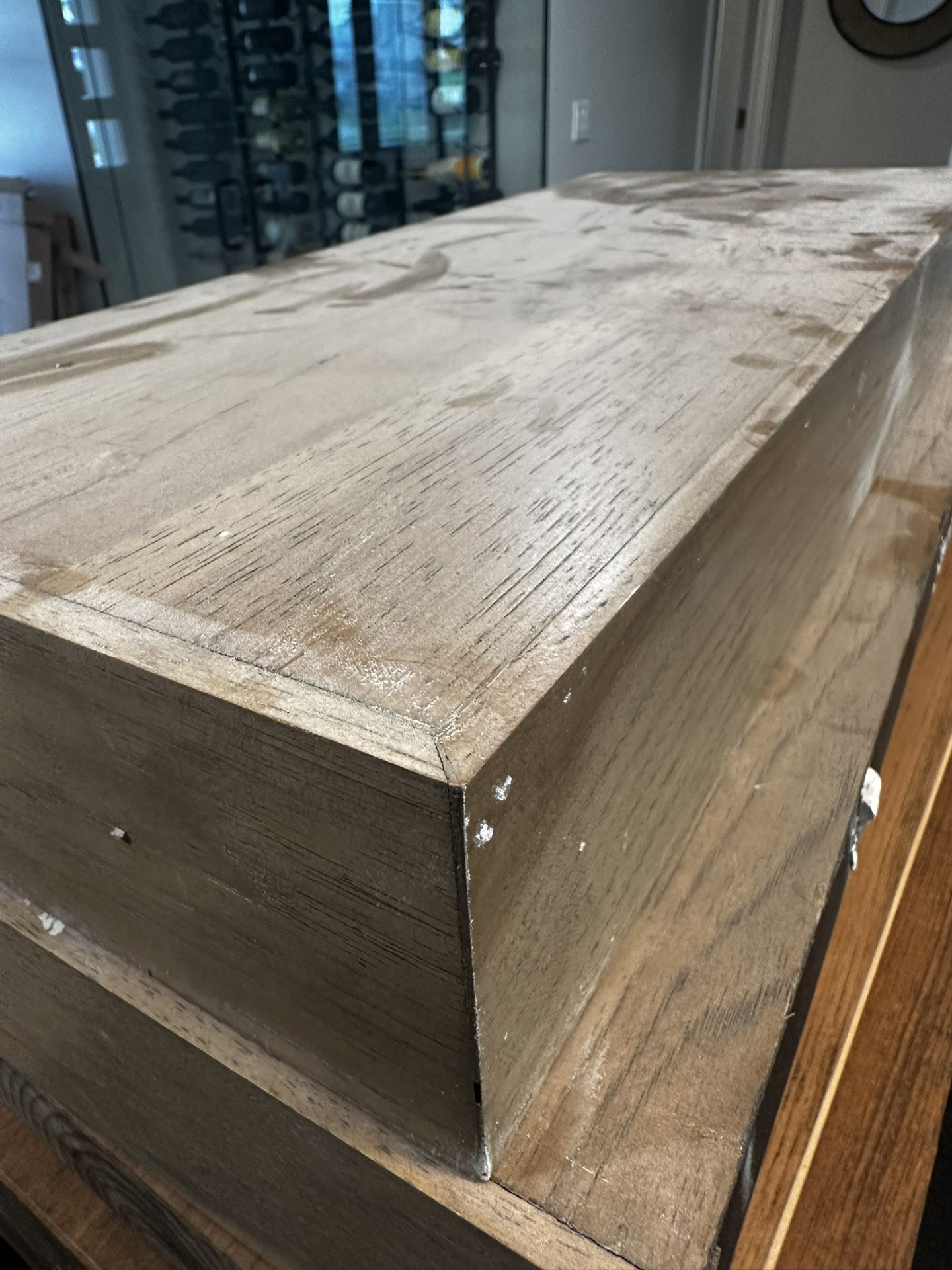 2 Wood Floating Shelves