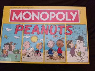 Peanuts Monopoly and Peanuts Yahtzee