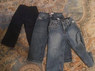 18 mo boys diesel and replay jeans 18 month Janie and jack linen pants