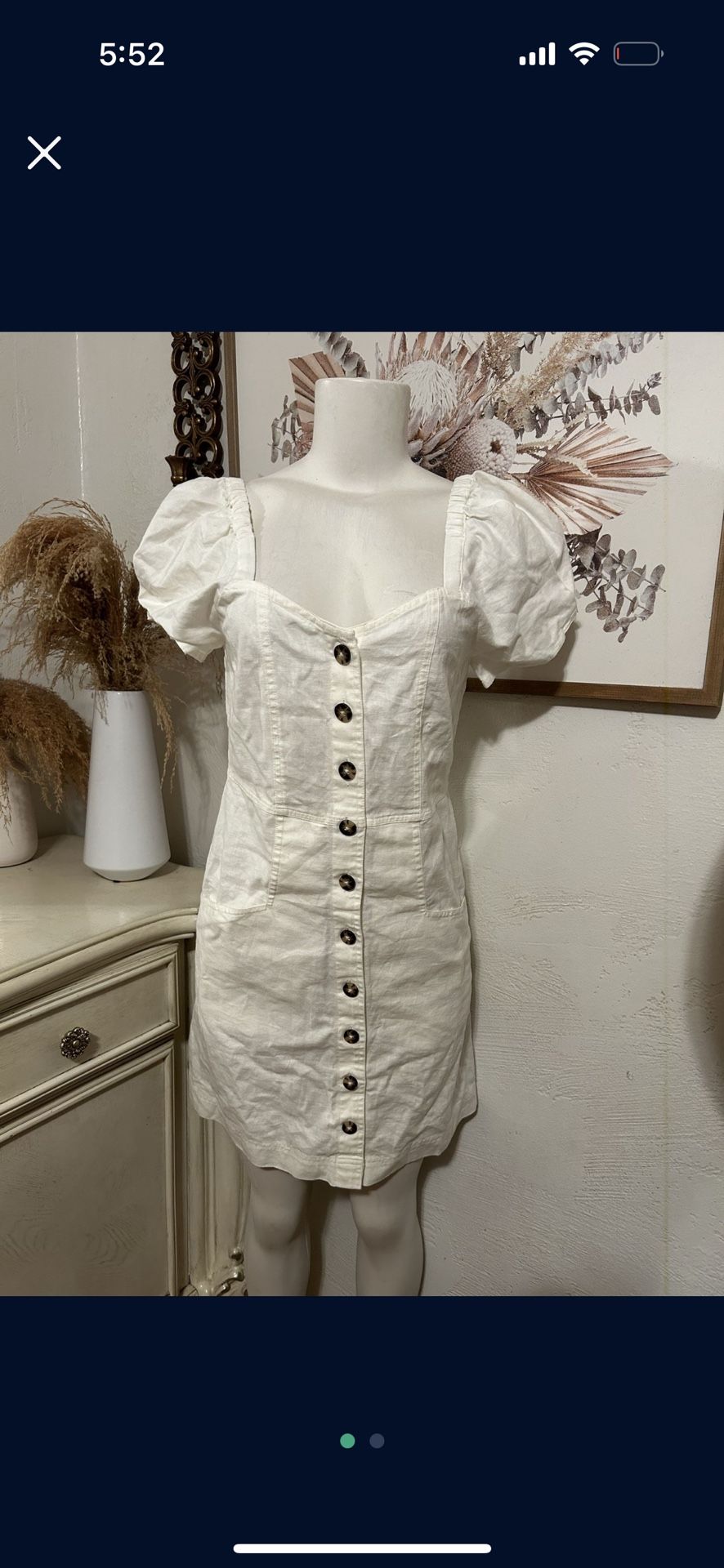 New With Tags Madewell Dress Size 0