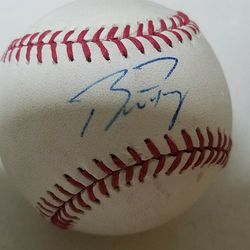 BUSTER POSEY AUTOGRAPHED OFFICIAL MLB BALL