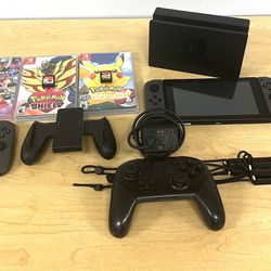 Nintendo switch Bundle with Games and extra pro controller