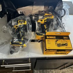 Dewalt Xr Drill Dewalt Xr Impact Driver And 20v Volt Battery 