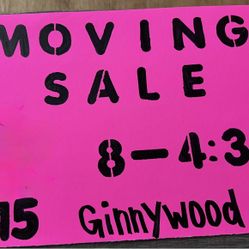 Moving Sale 