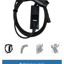 Brand New Jeep Wrangler Vehicle Charger