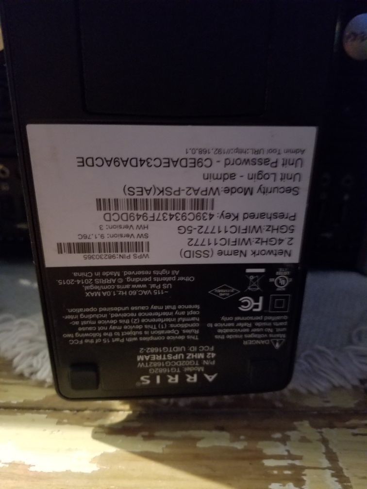 Arris TG1682 BrightHouse Fastest Digital Router