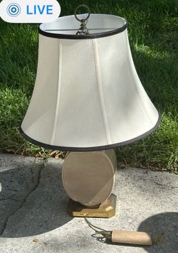 Beige Lamp (2’2” from floor to top of shade) No blemishes