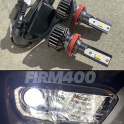 H11 6000K BRIGHT WHITE LED LIGHTS $30