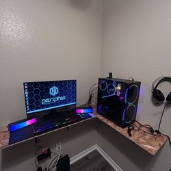 Periphio Terra Gaming PC Computer | AMD Ryzen 5 5600G | Radeon Vega 7 Graphics | 1TB Solid State (SSD) | 16GB