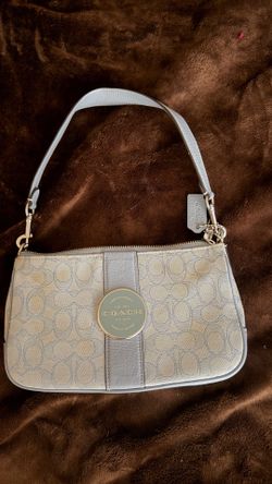 Blue coach purse
