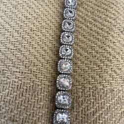 Costume Jewelry | Heavy Bling “Diamond” (Diamonique ) Necklace