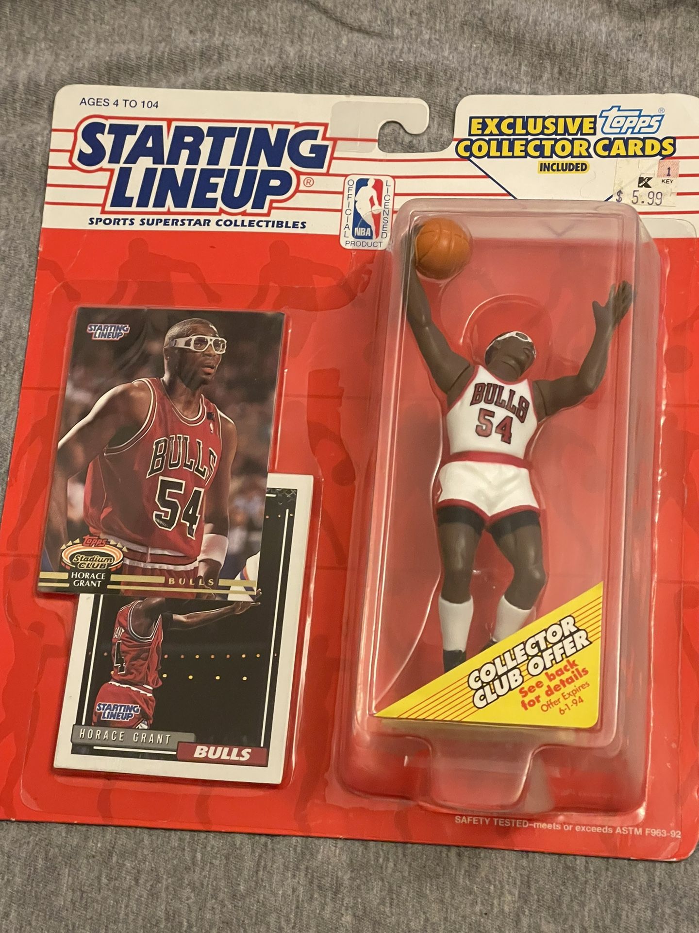 1993 Starting Lineup Horace Grant