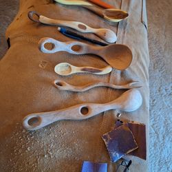 Hand Carved Mesquite Spoons
